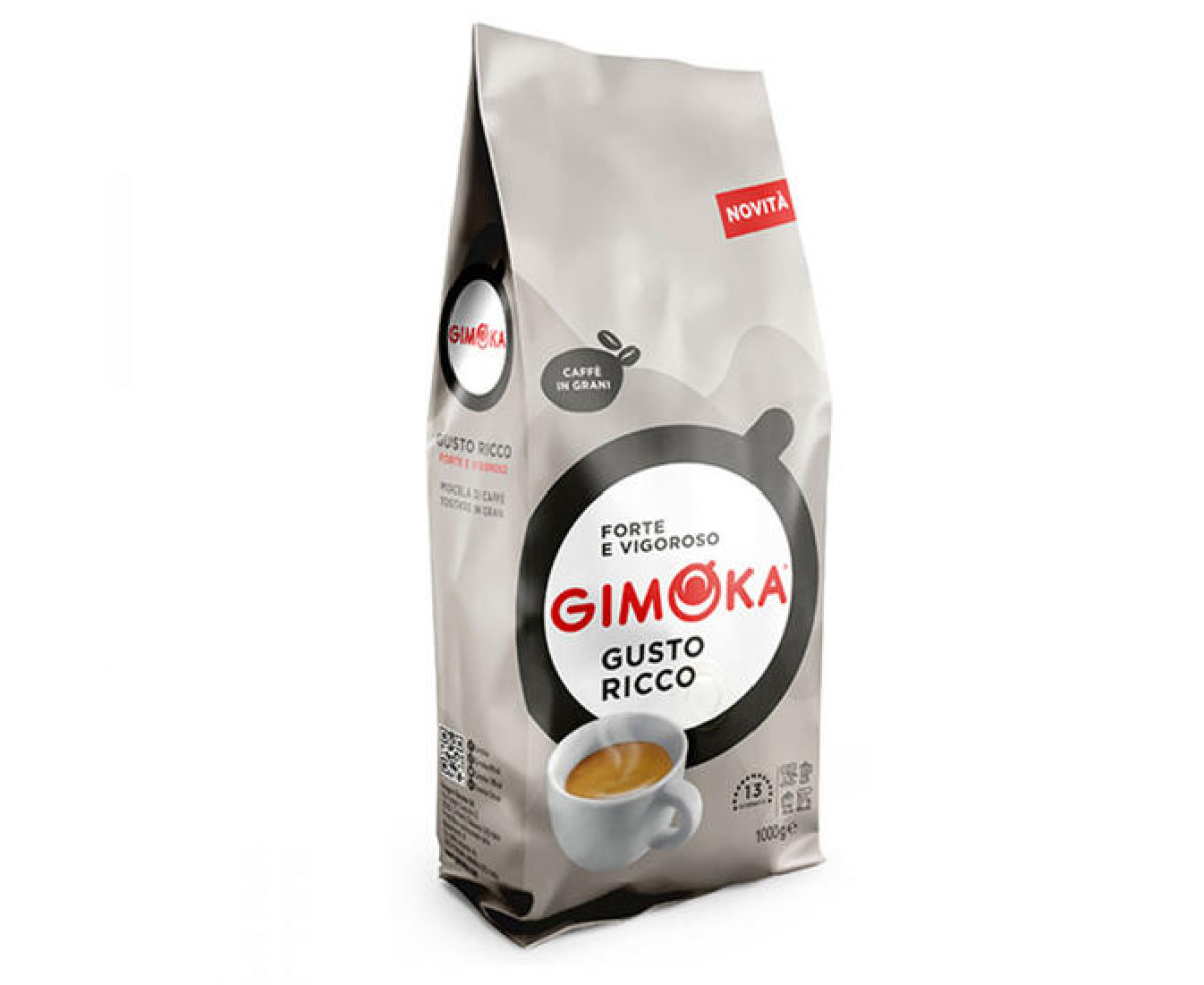 GIMOKA Gusto Ricco кафе на зърна – 1 KG.