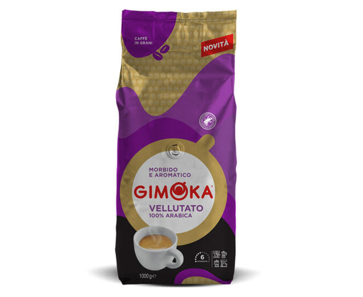 GIMOKA Vellutato 100% Arabica кафе на зърна – 1 KG.