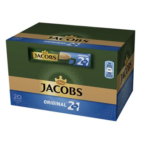 Jacobs 2в1 Classic разтворимо кафе 20бр