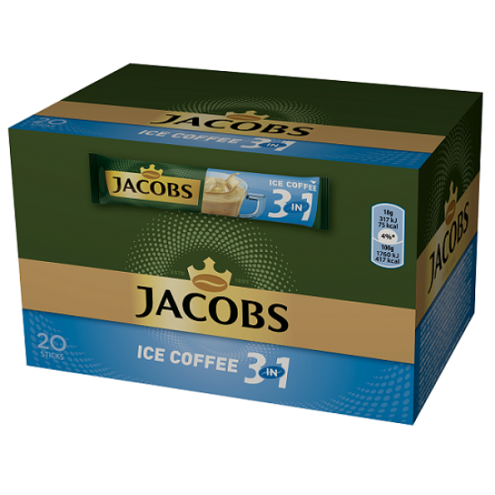 Jacobs 3в1 Iced Coffee разтворимо кафе 20бр