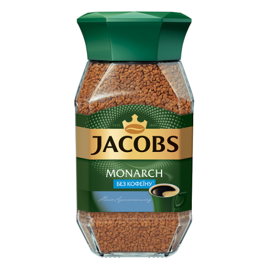 Jacobs Monarch без кофеин разтворимо кафе 95гр.