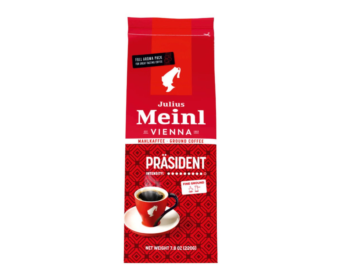Julius Meinl President - 220гр мляно кафе | Julius Meinl Кафе на зърна | Julius Meinl |