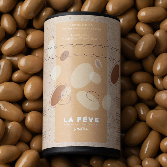 La Feve Whole Cocoa Beans & Caramelised White Chocolate