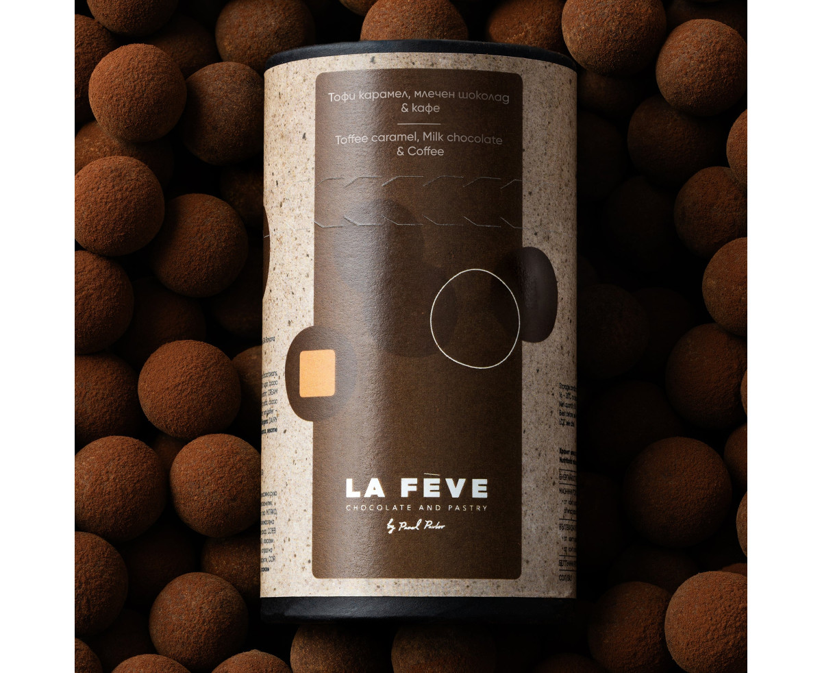 La Feve Дражета Тофи карамел, млечен шоколад и кафе