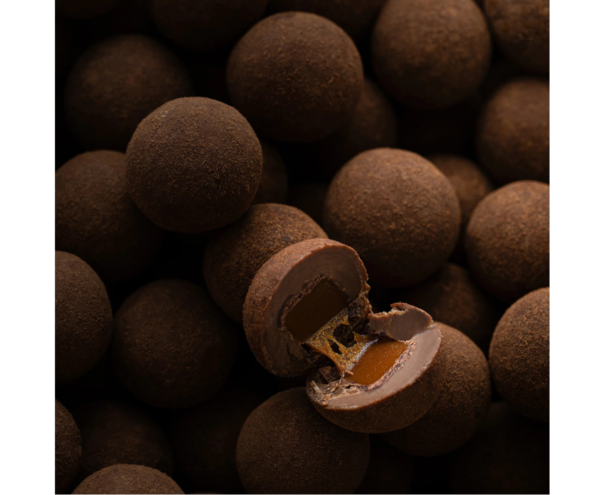 La Feve Toffee Caramel, Milk Chocolate and Coffee Dragees