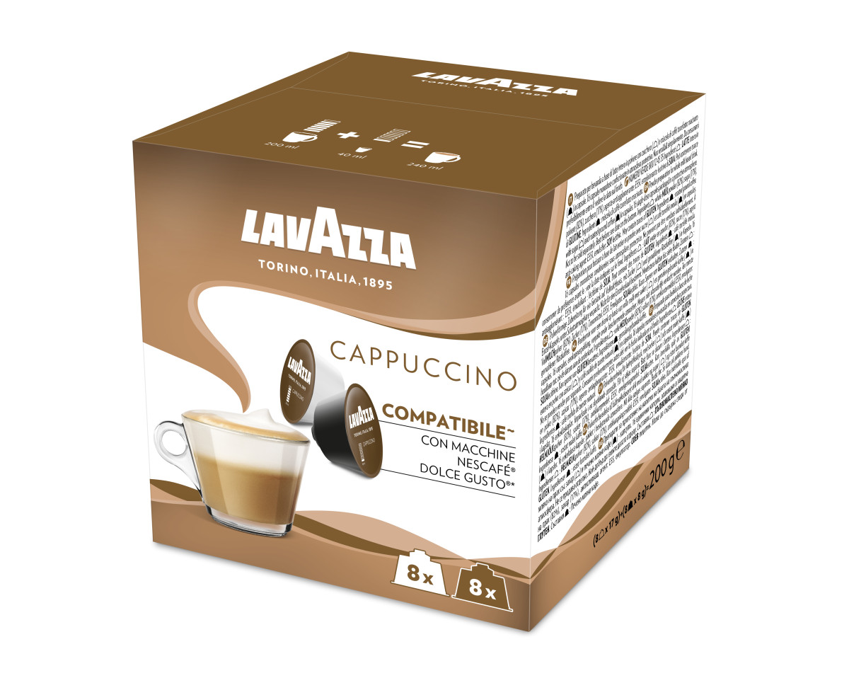 Lavazza Cappuccino 16 кафе капсули за Dolce Gusto кафемашина Lavazza Cappuccino 16 кафе капсули за Dolce Gusto кафемашина