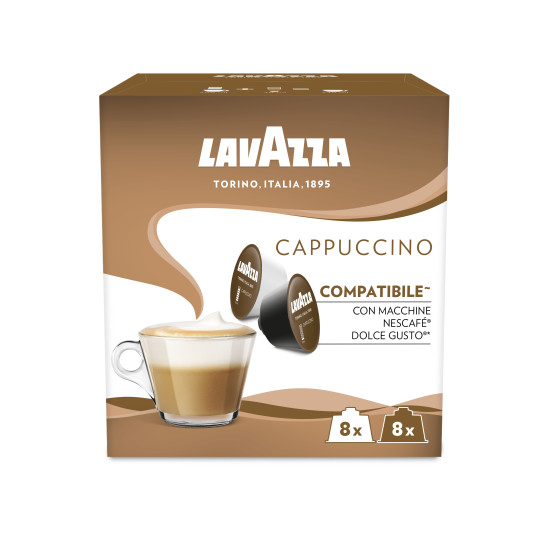 Lavazza Cappuccino 16 кафе капсули за Dolce Gusto кафемашина