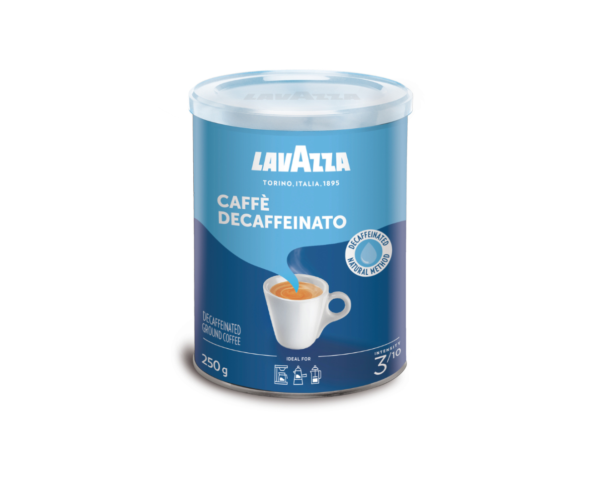 Lavazza Decaffeinato мляно кафе 250гр метална кутия