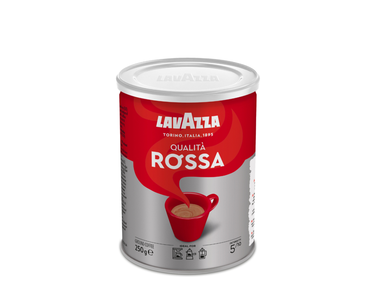 Lavazza Qualita Rossa мляно кафе 250гр метална кутия