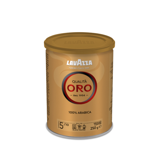 Lavazza Qualita Oro мляно кафе 250гр в метална кутия