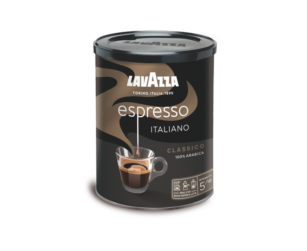 Lavazza Caffe Espresso мляно кафе, 250гр метална кутия
