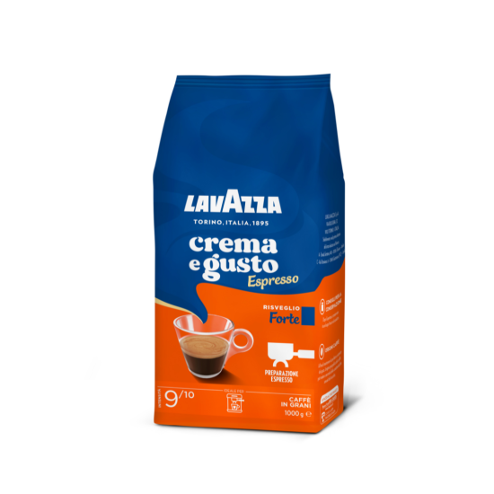 Lavazza Crema e Gusto Forte кафе на зърна 1кг.