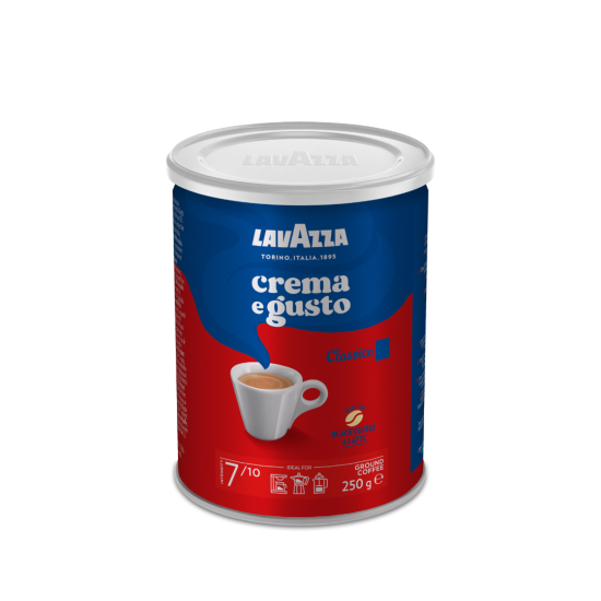 Lavazza Crema e Gusto- мляно кафе, 250гр метална кутия