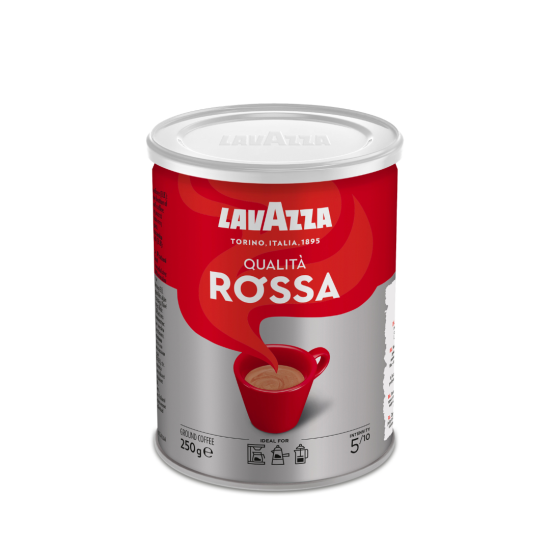 Lavazza Qualita Rossa мляно кафе 250 гр. метална кутия