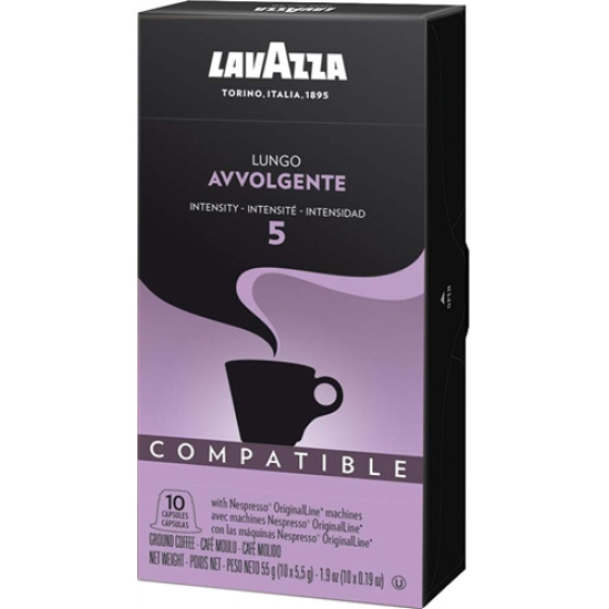 Lavazza Lungo Avvolgente Nespresso compatible capsules 10бр