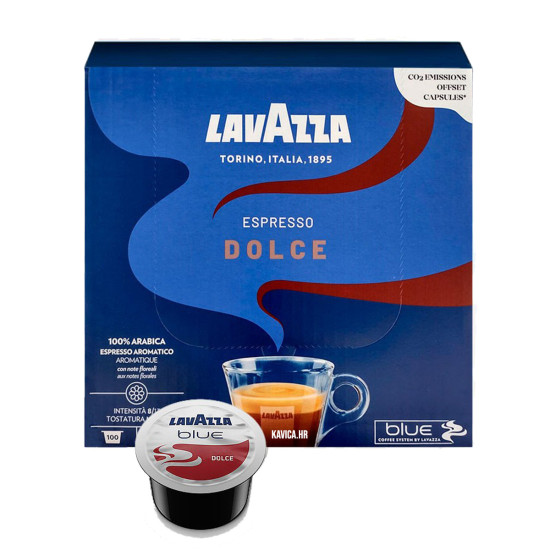 Lavazza Blue Espresso Dolce 100pcs