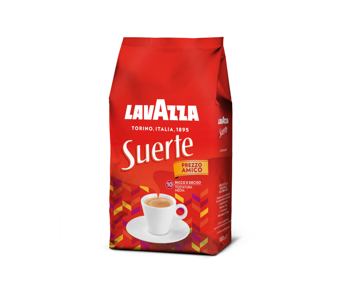 Lavazza Suerte - Лаваца Суерте - Кафе на зърна 1кг 