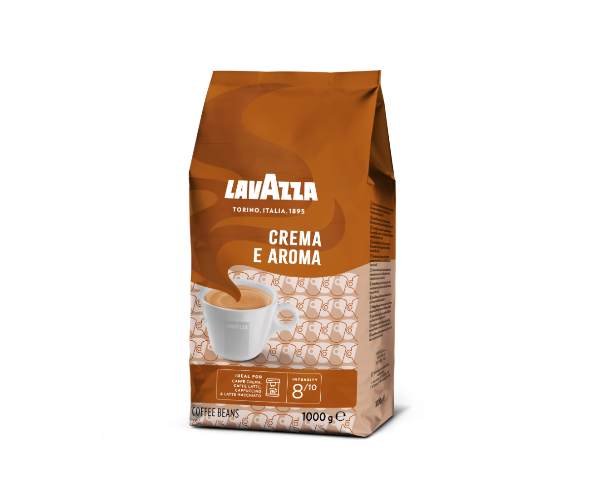 Lavazza Crema e Aroma - Кафе на Зърна - 1 кг - Лаваца Крема е Арома