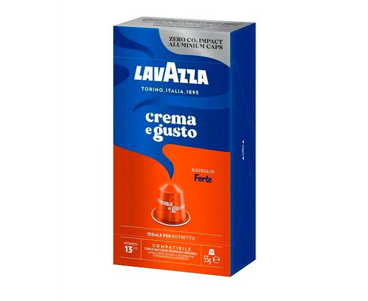 Lavazza Crema e Gusto Forte Nespresso съвместими капсули 10бр Lavazza Crema e Gusto Forte Nespresso съвместими капсули 10бр