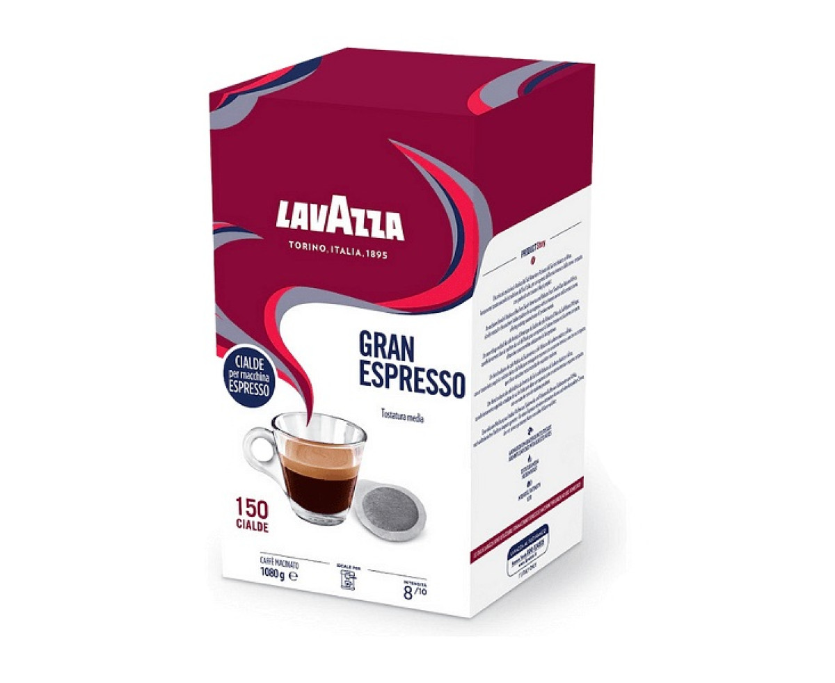 Lavazza Gran Espresso - 150 бр в кутия, e.s.e. падове Lavazza Gran Espresso - 150 бр в кутия, e.s.e. падове
