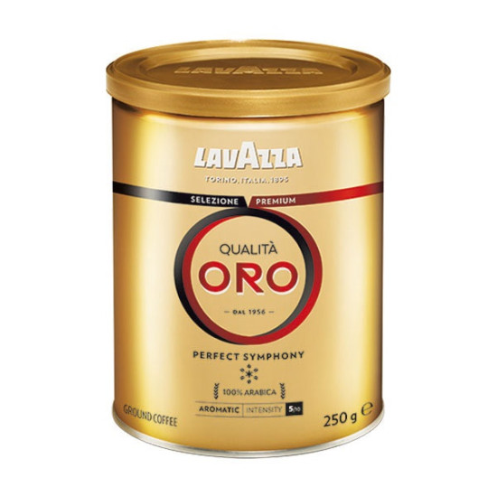 Lavazza Qualita Oro мляно кафе 250гр в метална кутия