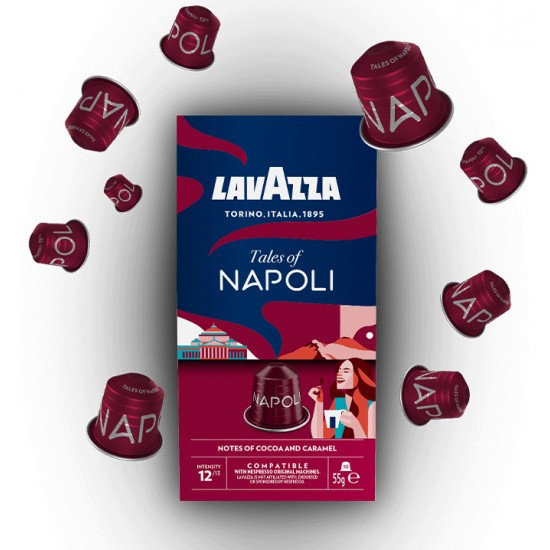 Lavazza Tales of Italy Napoli Nespresso съвместими капсули 10 бр