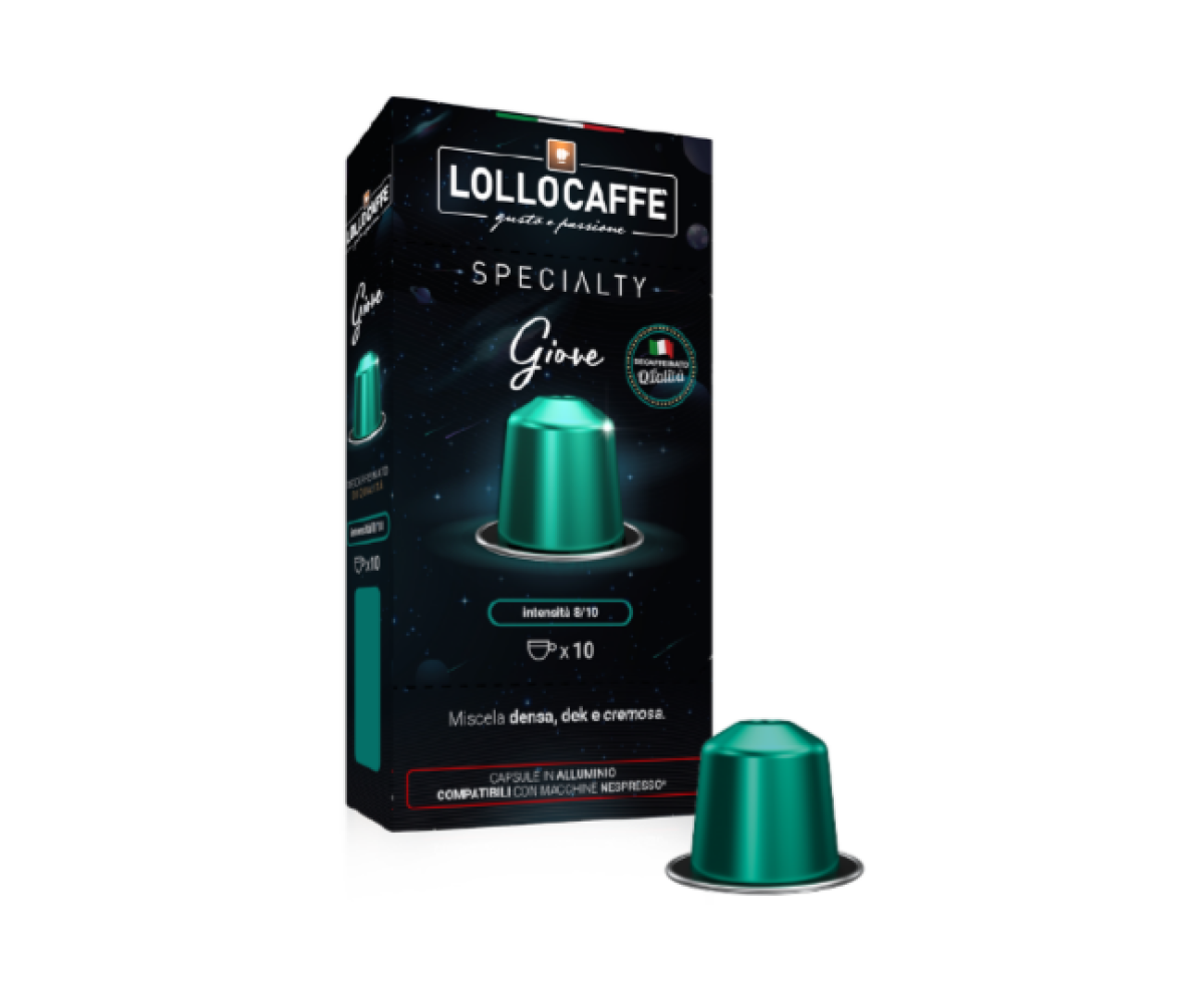 LolloCaffe Giove Nespresso съвместими капсули 10бр LolloCaffe Giove Nespresso съвместими капсули 10бр