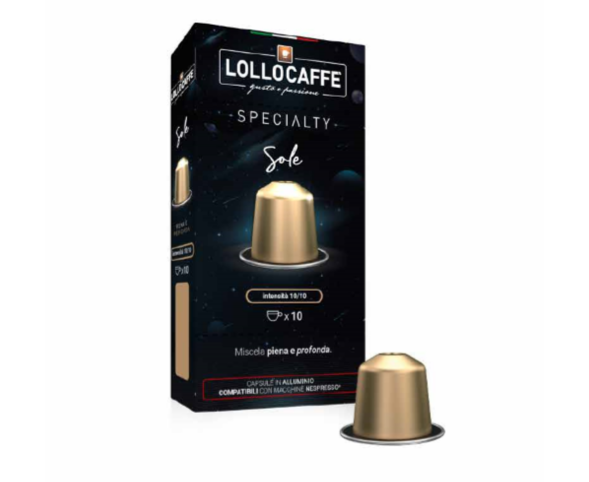 LolloCaffe Sole Nespresso съвместими капсули 10бр LolloCaffe Sole Nespresso съвместими капсули 10бр