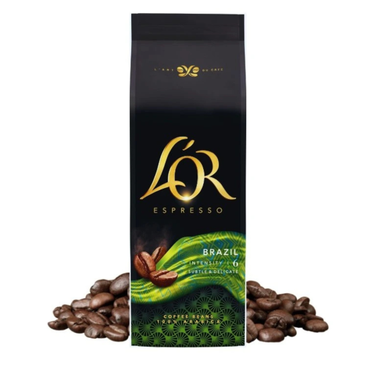 Кафе на зърна L'OR Espresso BRASIL 500гр