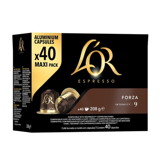  L'Or Forza Nespresso съвместими капсули 40бр