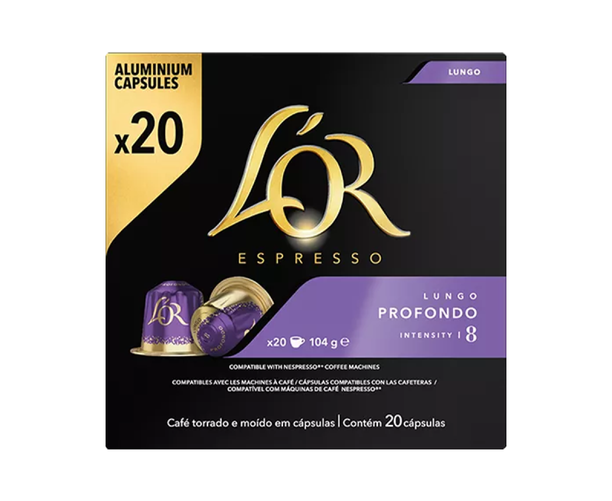  L'Or Lungo Profondo Nespresso съвместими капсули 20бр