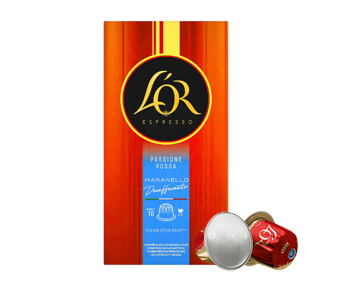 L'or MARANELLO Decaffeinato 10бр Nespresso съвместими капсули | Nespresso compatible coffee capsules | Coffee Capsules |
