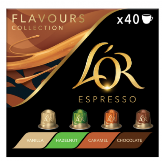 L'OR Flavors Collection съвместими капсули Nespresso 40 бр.