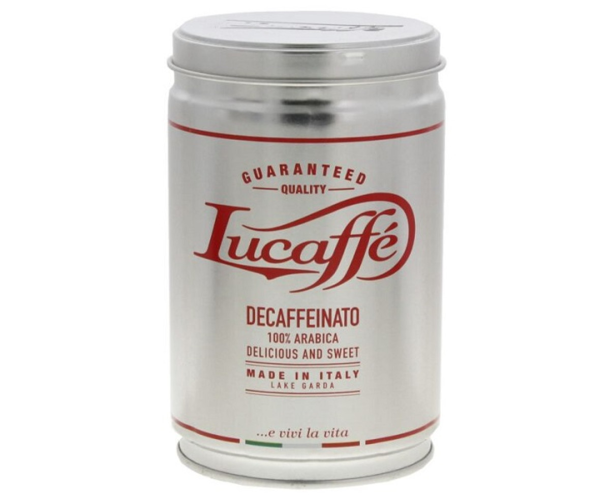 Barattolo Lucaffe Decaffeinato 250гр мляно кафе