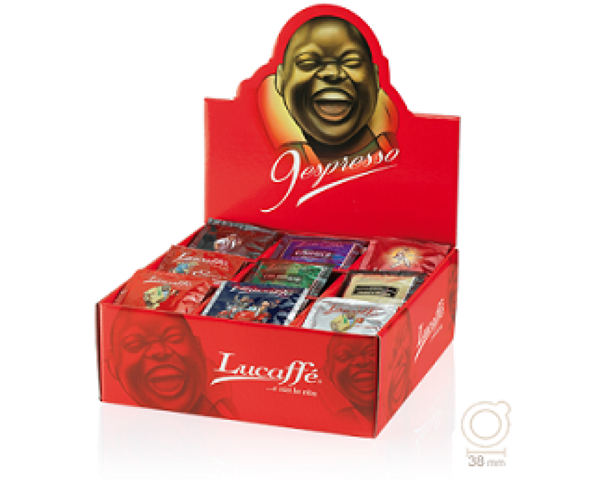 Lucaffe Кутия с 81бр моно дози в опаковка