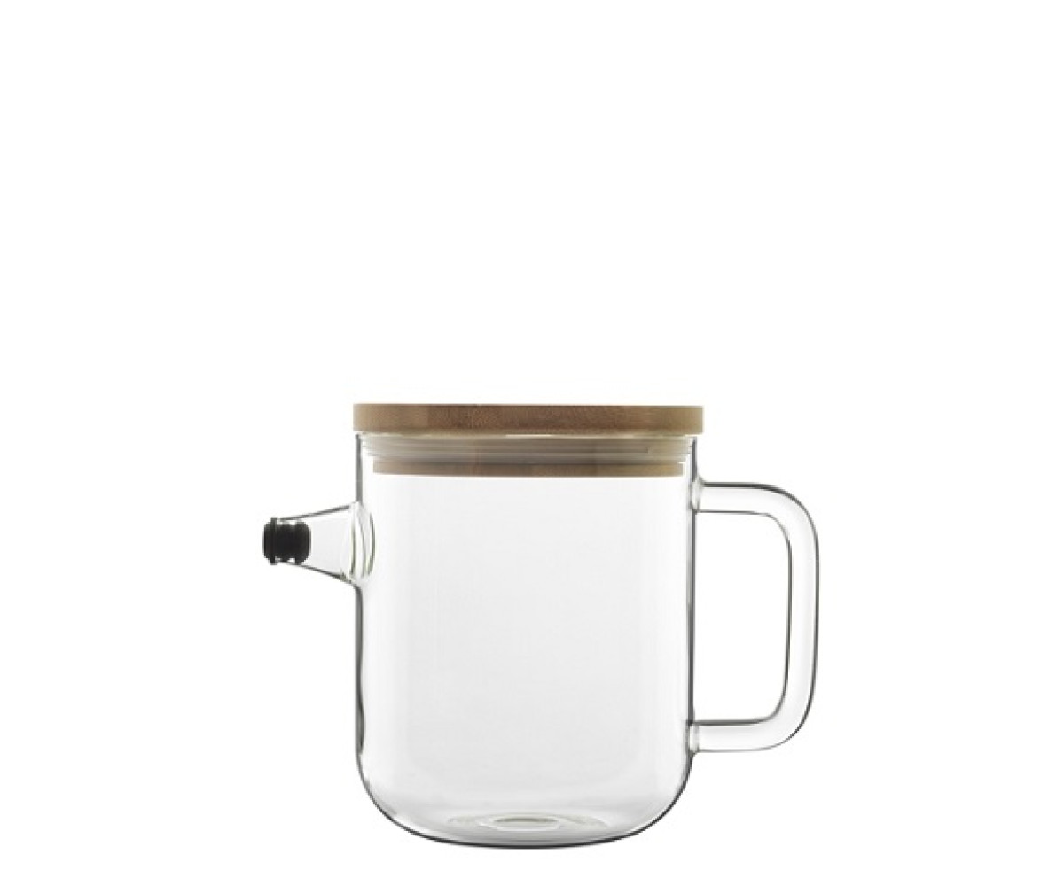 Luigi Bormioli Tea Pot с бамбуково капаче