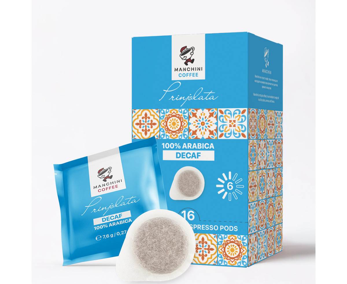 Manchini Prinjolata decaf - 16бр моно дози | Nespresso compatible coffee capsules | Coffee Capsules |