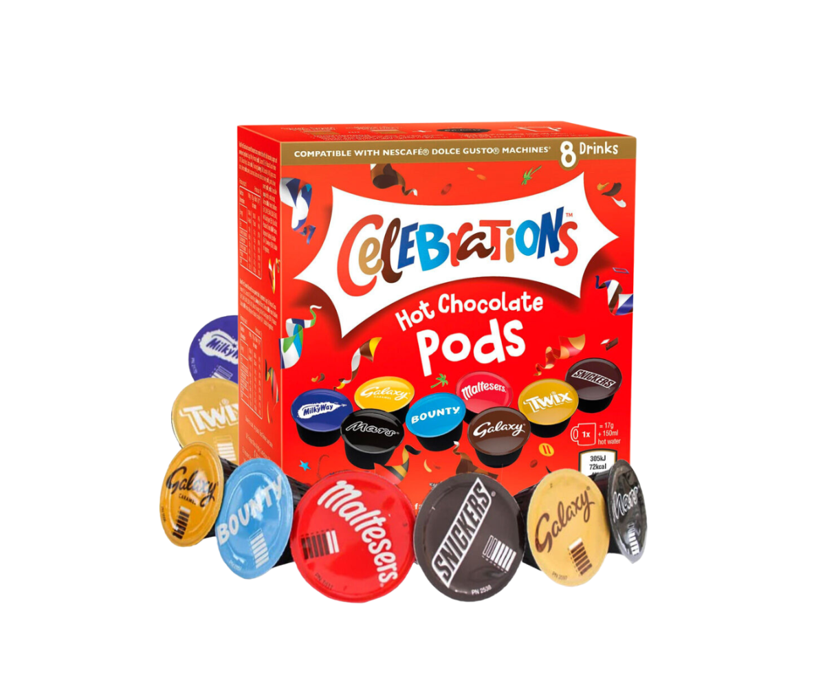Celebrations капсули топъл шоколад за Dolce Gusto 8бр | Nescafe Dolce Gusto съвместими | Кафе капсули |