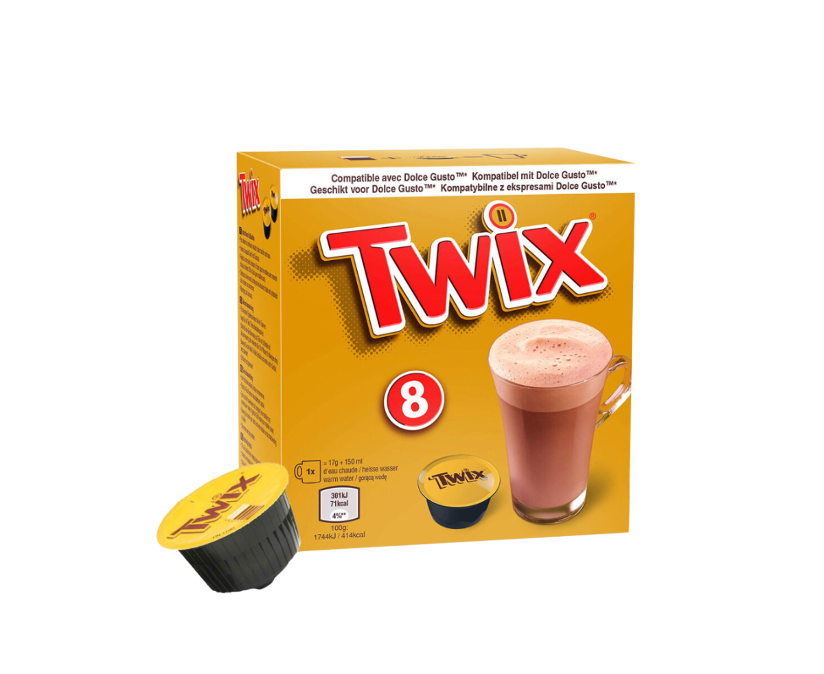 Twix капсули топъл шоколад за Dolce Gusto 8бр | Nescafe Dolce Gusto съвместими | Кафе капсули |