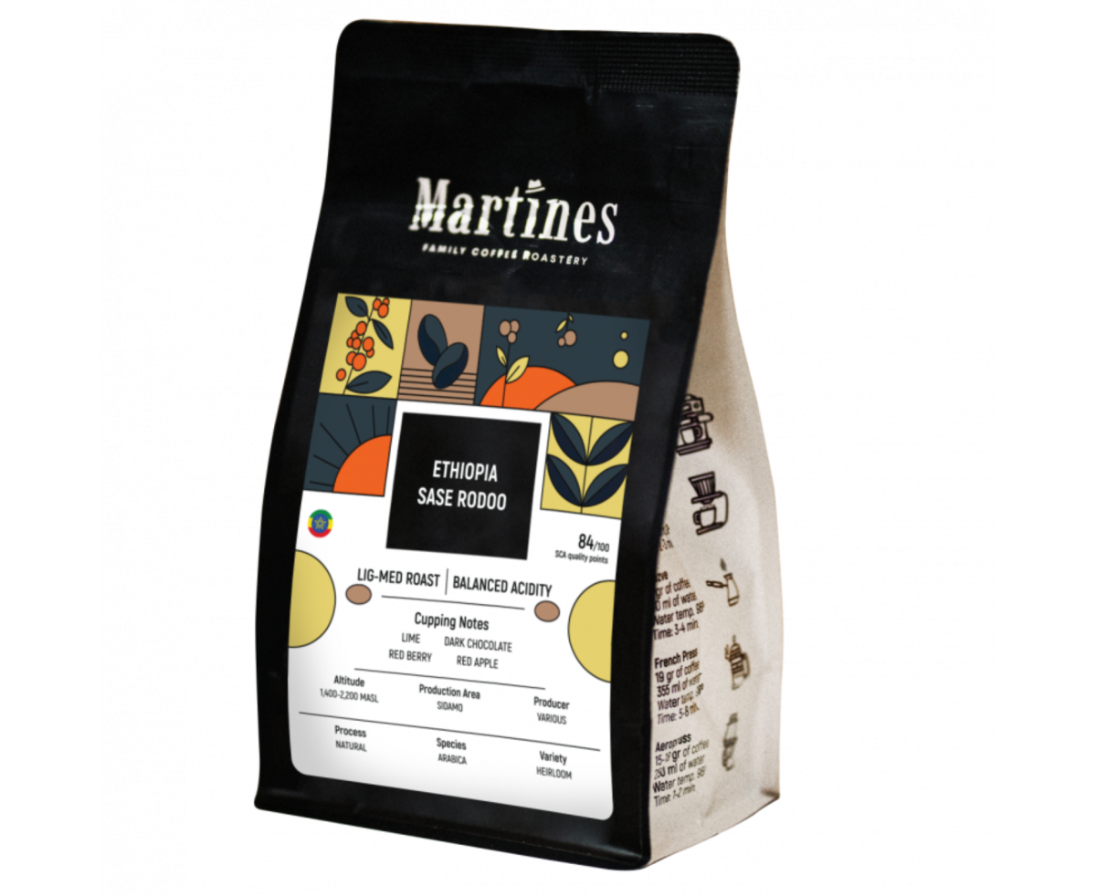 Martines Специално кафе Ethiopia Sidamo Sase Rodoo 250гр