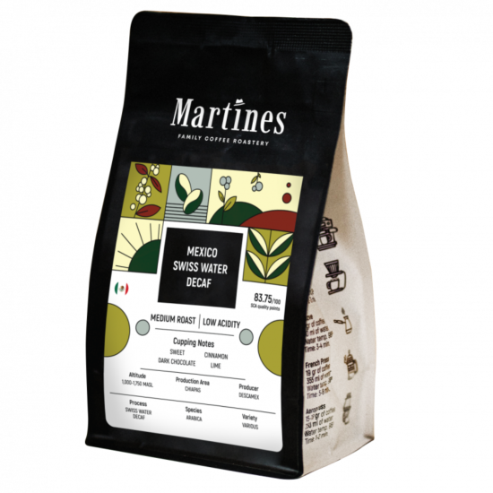 Martines Специално кафе Mexico Swiss Water Decaf 250гр