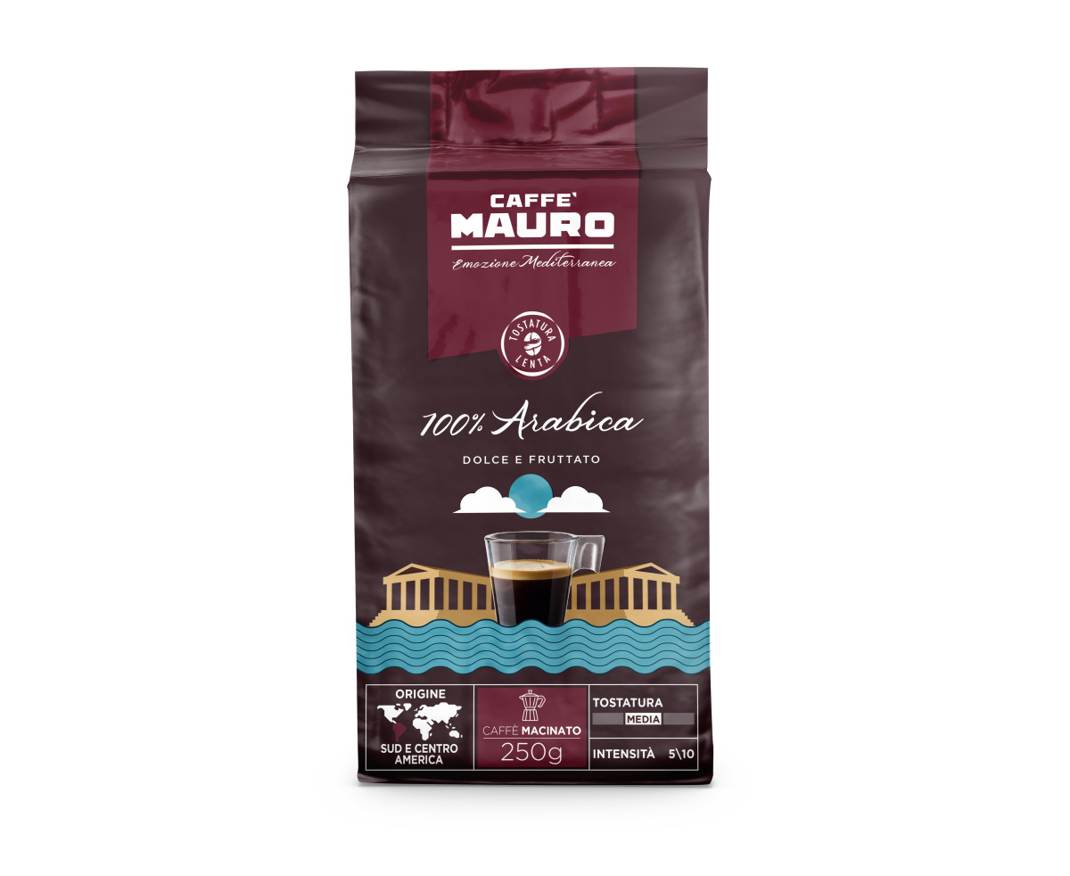 Caffe Mauro 100% Arabica 250гр мляно кафе