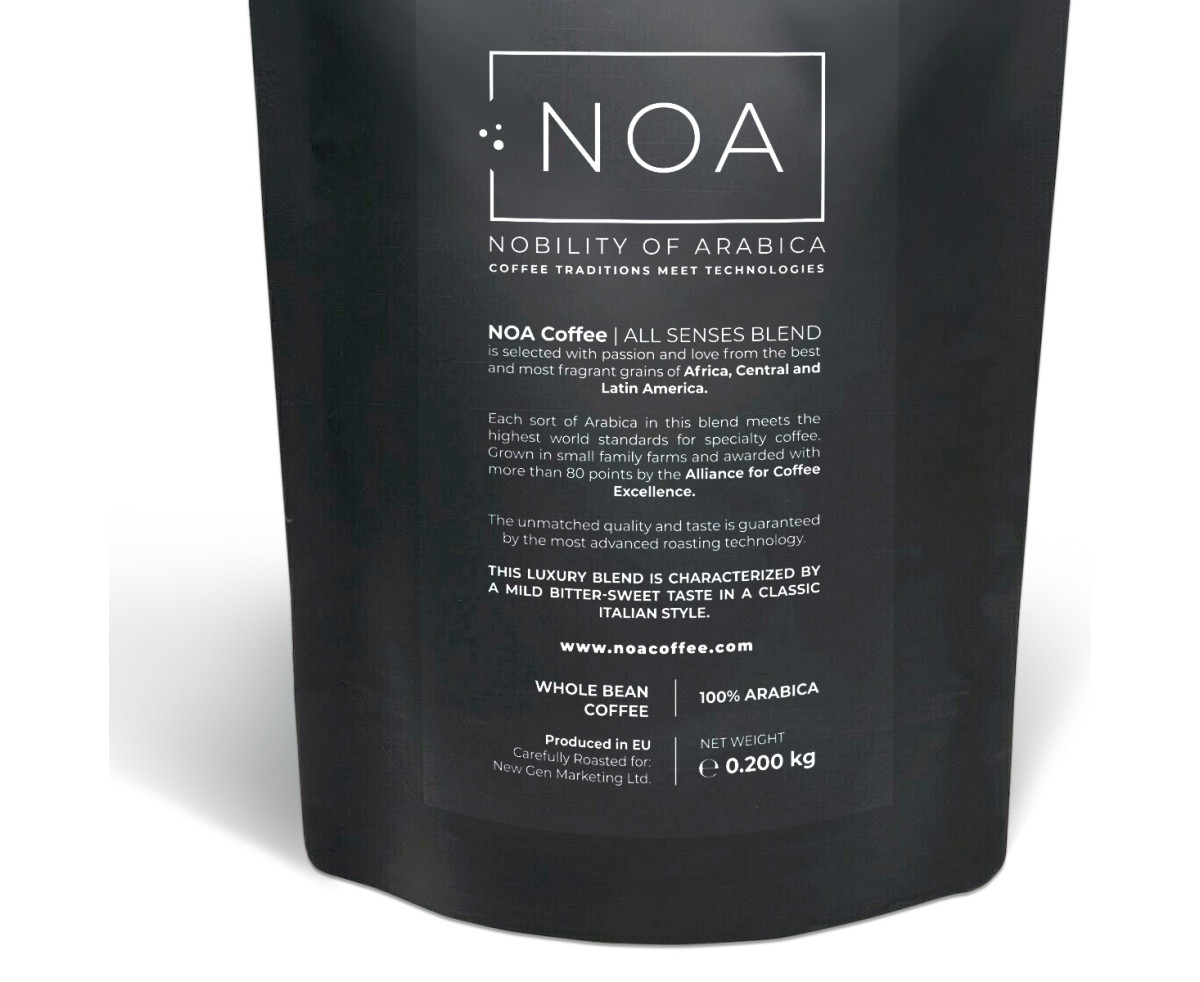 NOA All senses кафе на зърна 200гр | Specialty Coffee | Кафе |