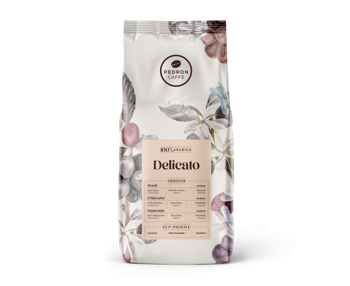 Pedron Caffe Delicato 1кг кафе на зърна