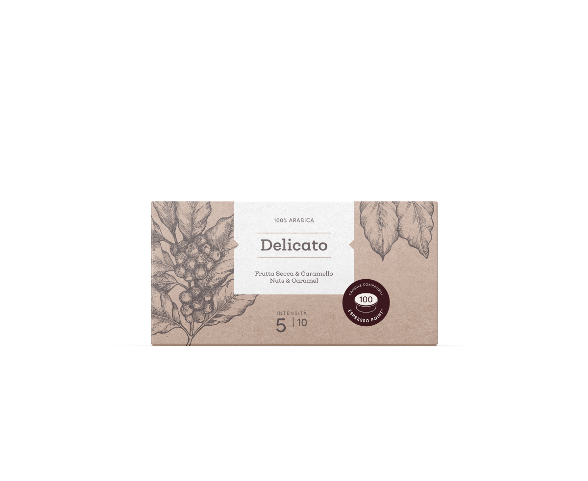 Pedron Delicato Lavazza point съвместими капсули 100бр