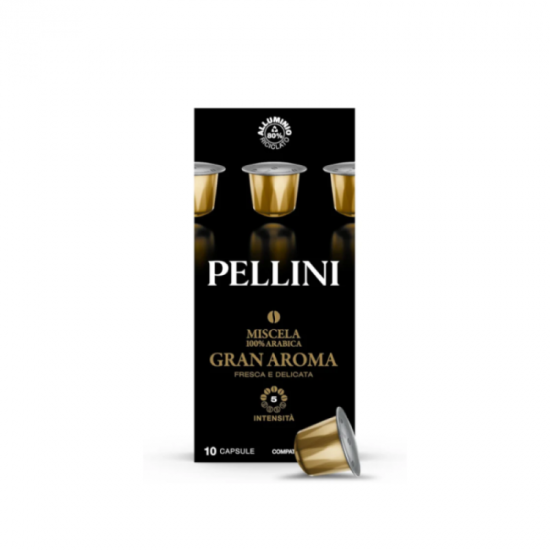 Pellini Gran Aroma Nespresso съвместими капсули 10бр