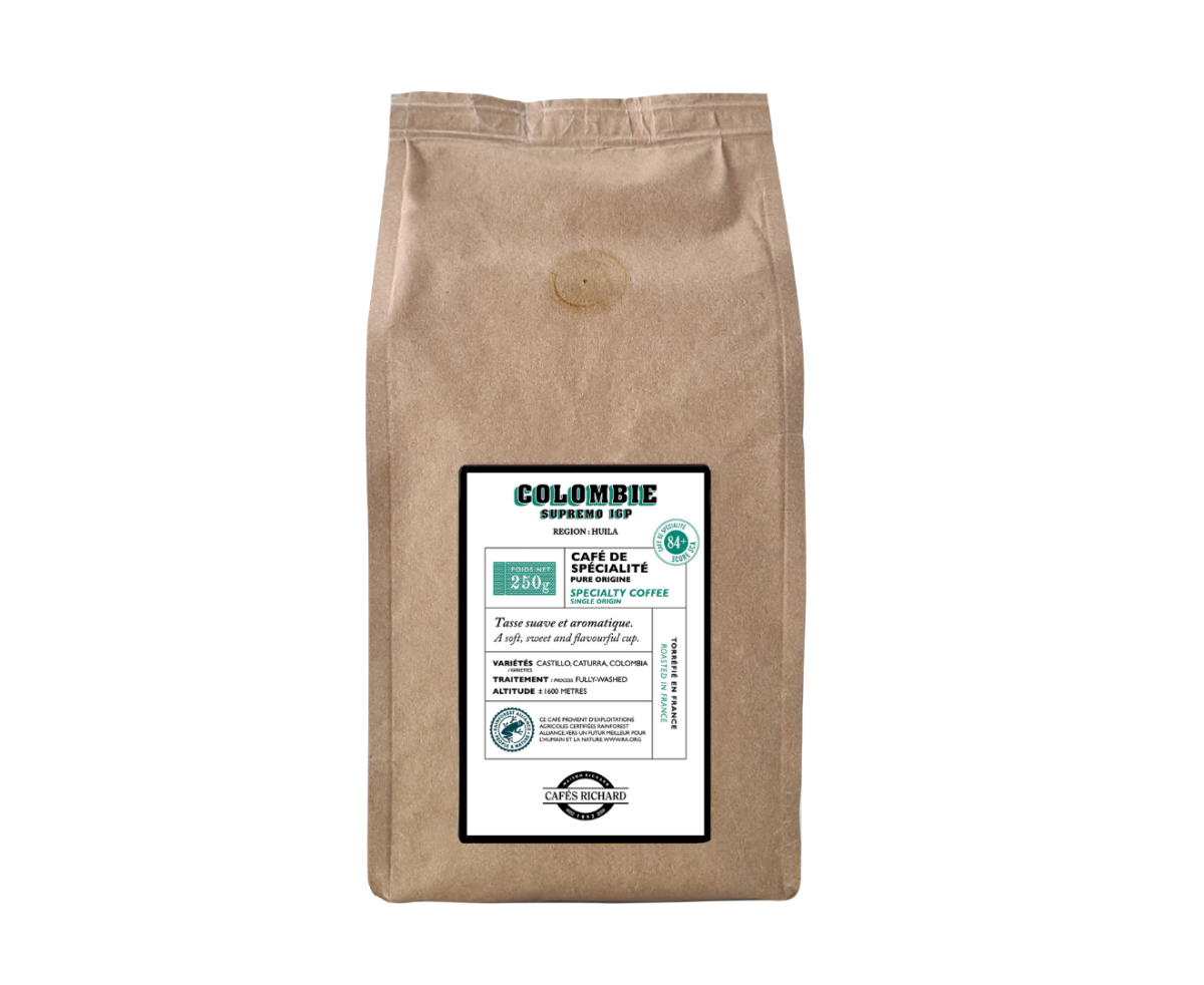 Cafes Richard Colombie Supremo кафе на зърна 250гр