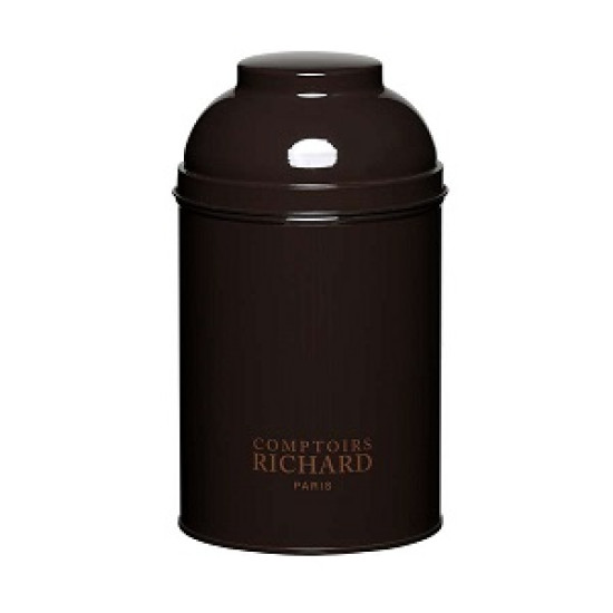 Кафява метална кутия за чай или кафе Cafes Richard