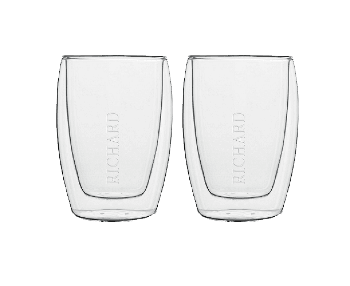 Cafés Richard thermic glass двустенни чаени термо чаши 2бр