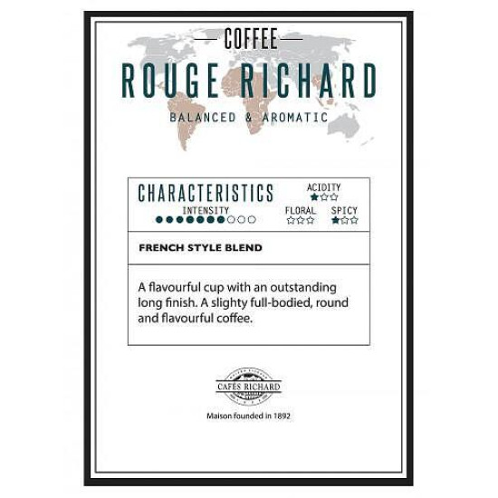 Cafés Richard Rouge Richard - кафе на зърна 1 кг